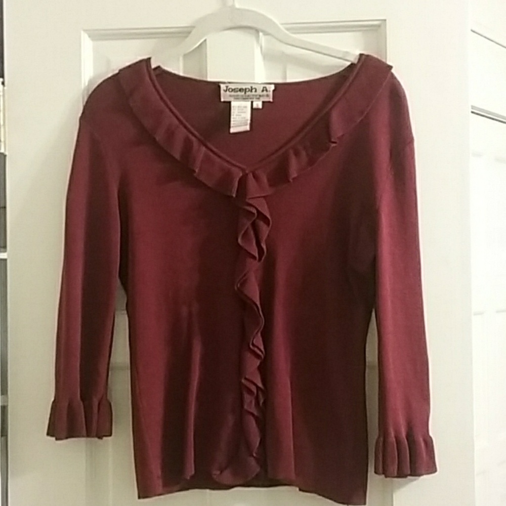 Burgundy sweater